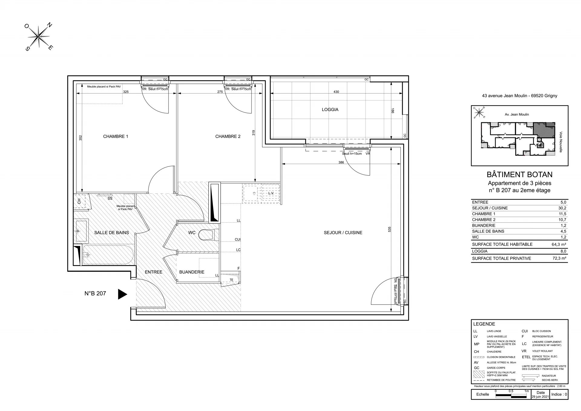 VENTE | APPARTEMENT | GRIGNY (69520)