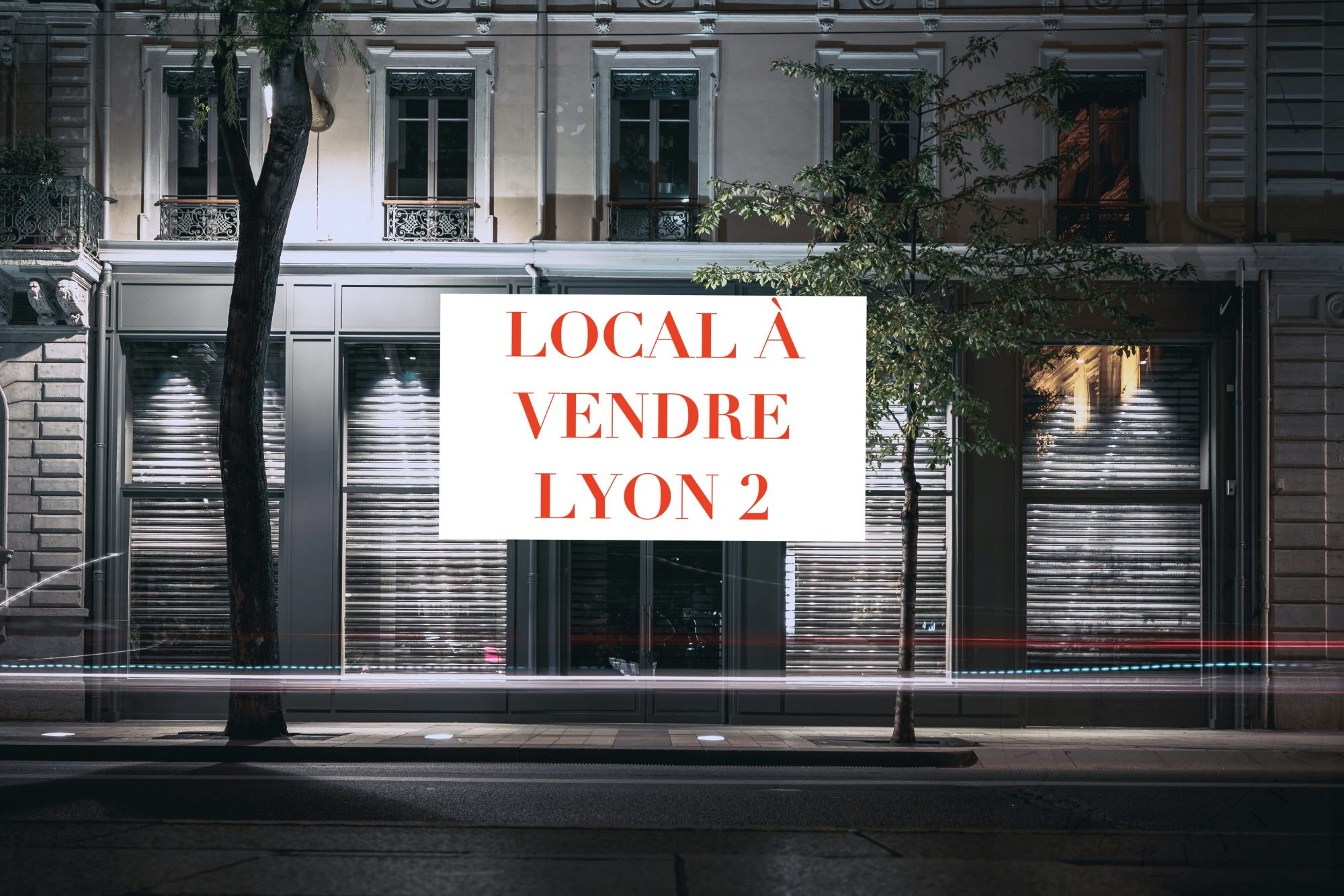 Local commercial – 24 m² – LYON centre (69002)